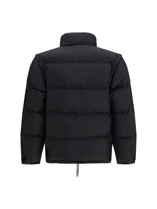 26FW 프라다 리나일론 스탠드 칼라 숏 다운 패딩 SGC863SOOO1WQ9 F0002 NERO - PRADA