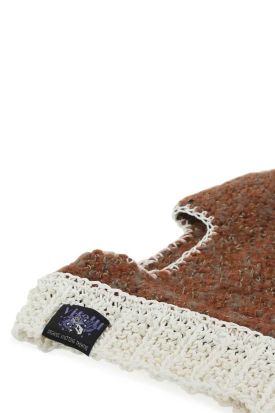  비텔리 모자 FW22OKTB013CS MULTI BROWN - VITELLI