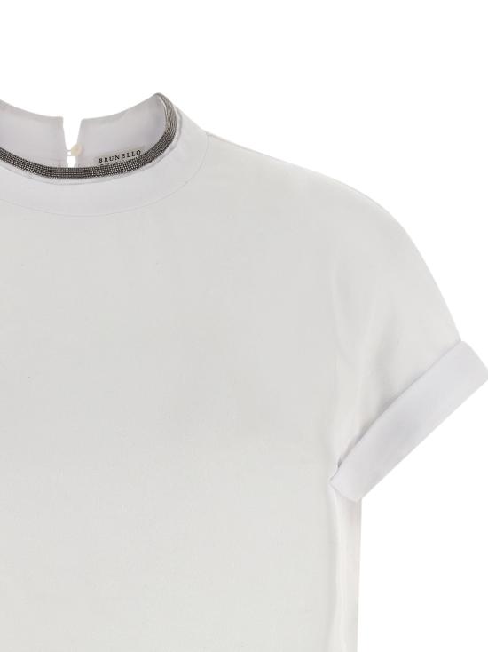 26SS 브루넬로 쿠치넬리 폴로 티셔츠 BR215939BM WHITE - BRUNELLO CUCINELLI