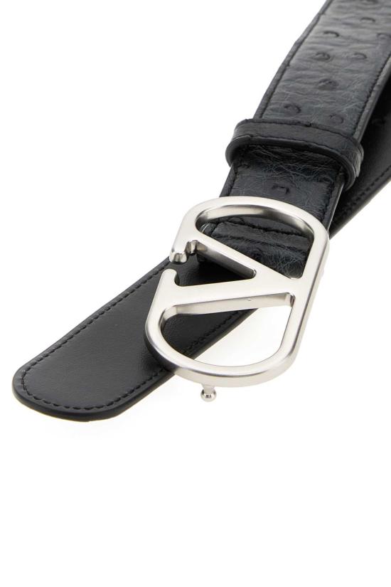 26FW 발렌티노 가라바니 가라바니 시그니처 레더 벨트 9Y2T0SM3UHN 0NO BLACK - VALENTINO GARAVANI