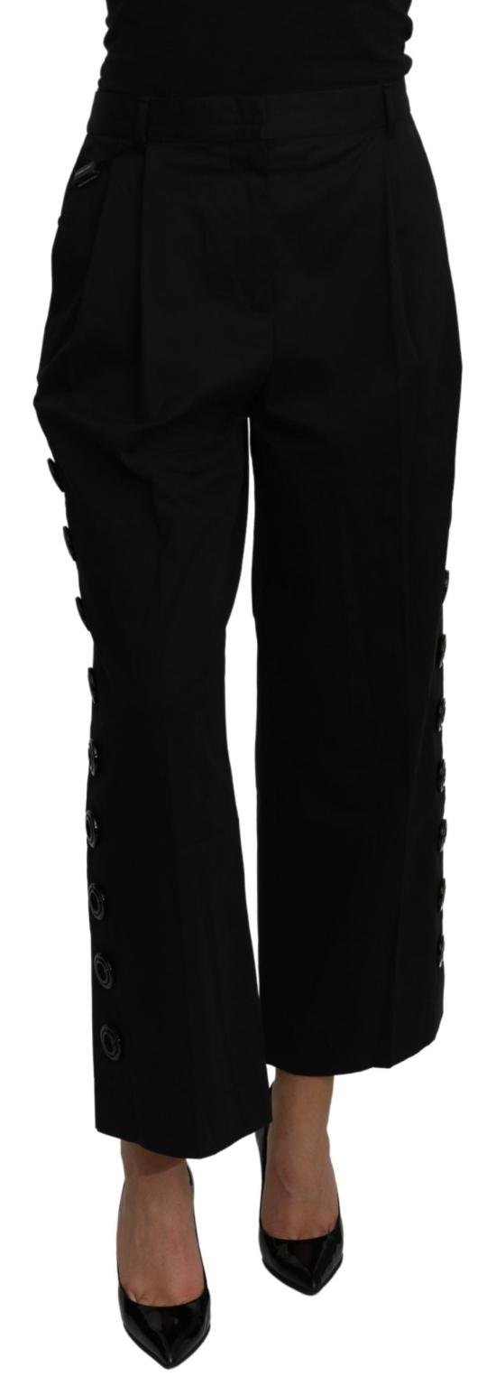  돌체앤가바나 스트레이트 팬츠 PAN71215 BLACK - DOLCE & GABBANA