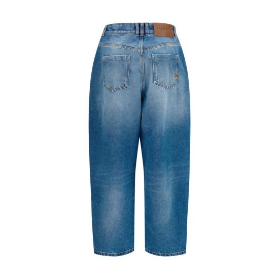 26FW 발망 데님 팬츠 BAHF1MH060DG266FFBB BLUE - BALMAIN