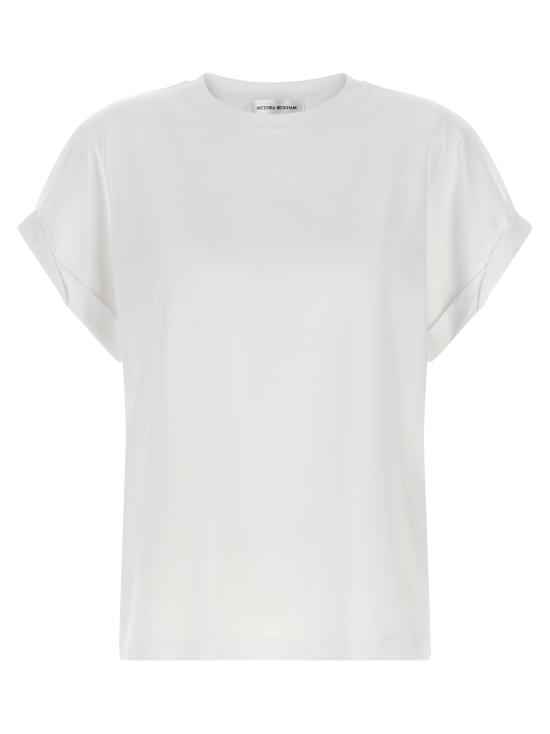 26FW 빅토리아 베컴 폴로 티셔츠 VI337090BM WHITE