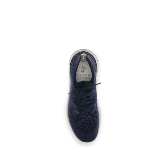 26FW 브루넬로 쿠치넬리 스니커즈 BRMZUKISO250CBJ51BB BLUE - BRUNELLO CUCINELLI