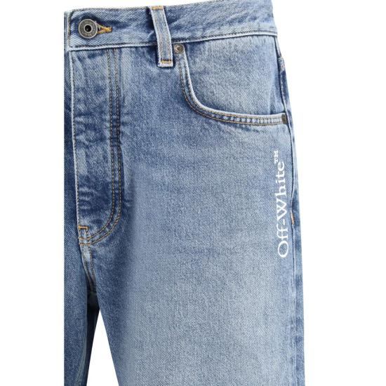 26SS 오프화이트 데님 팬츠 OF44XYA18JS26D0024004000BB BLUE - OFF WHITE