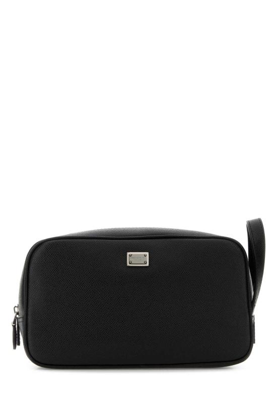26SS 돌체앤가바나 Sicily calfskin necessaire 파우치 BT3310BG662 80999 BLACK