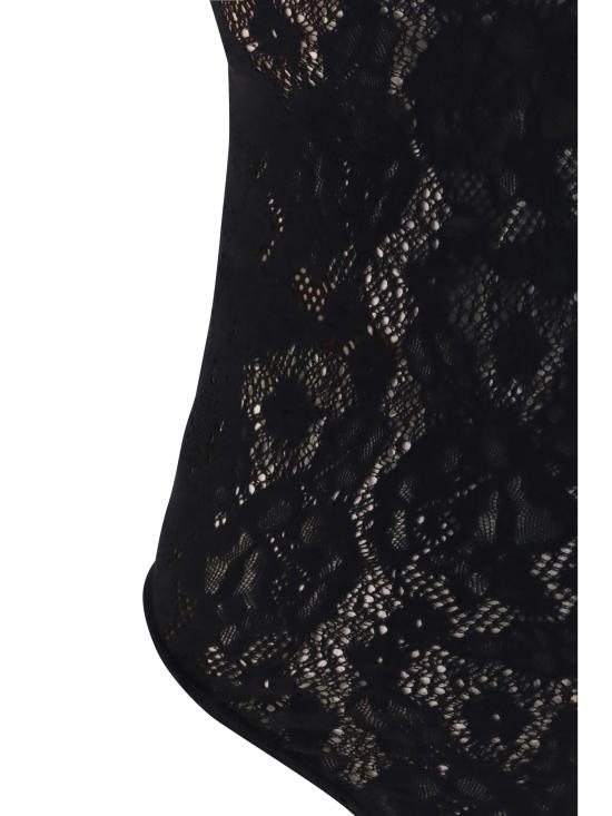 26FW 월포드 바디수트 티셔츠 79349 7005 BLACK - WOLFORD