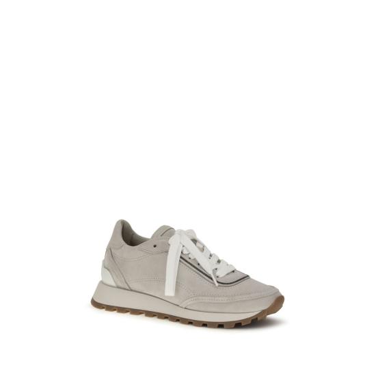 26FW 브루넬로 쿠치넬리 스니커즈 BRMZSFG3318PC9593BB GRAY - BRUNELLO CUCINELLI