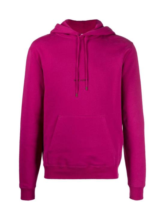  생로랑 후드 티셔츠 666166YBQZ26841 PINK - SAINT LAURENT