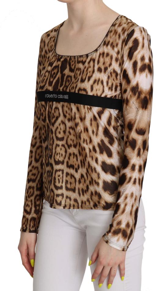  로베르토 카발리 블라우스 BGTSH3671 BROWN