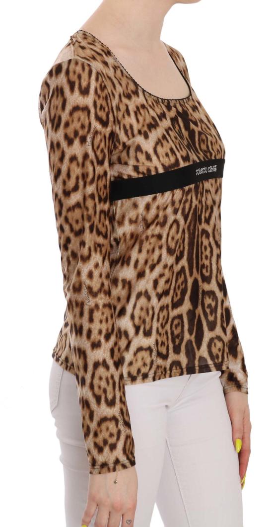  로베르토 카발리 블라우스 BGTSH3671 BROWN - ROBERTO CAVALLI