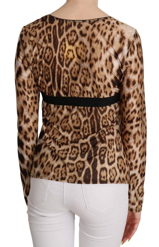  로베르토 카발리 블라우스 BGTSH3671 BROWN - ROBERTO CAVALLI