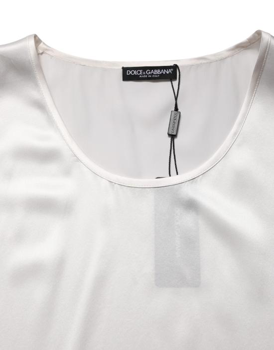  돌체앤가바나 민소매 티셔츠 TSH91783 WHITE - DOLCE & GABBANA