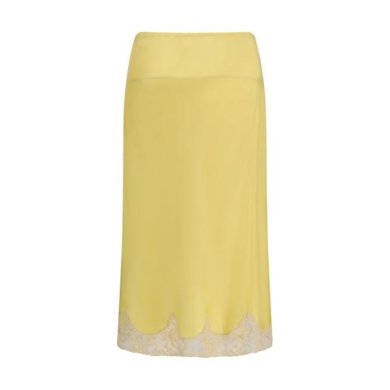 26SS 생로랑 스커트 SA851414Y7G277262BB YELLOW - SAINT LAURENT