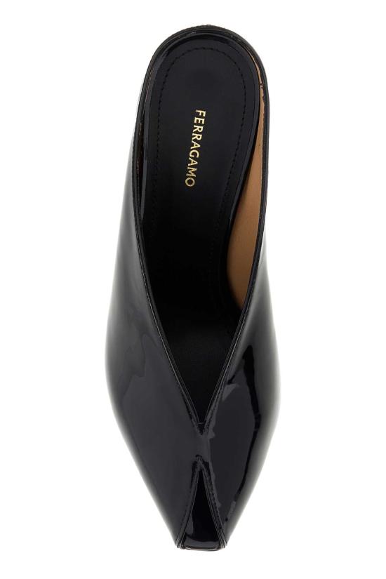 25FW 살바토레 페라가모 힐/펌프스 01K874787572 NERBISNER BLACK - SALVATORE FERRAGAMO