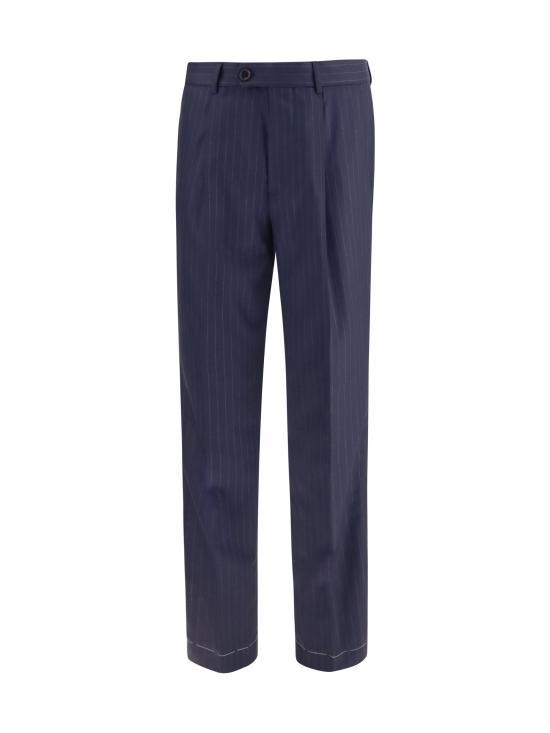 26SS 브루넬로 쿠치넬리 스트레이트 팬츠 MN474L00H C003 NAVY