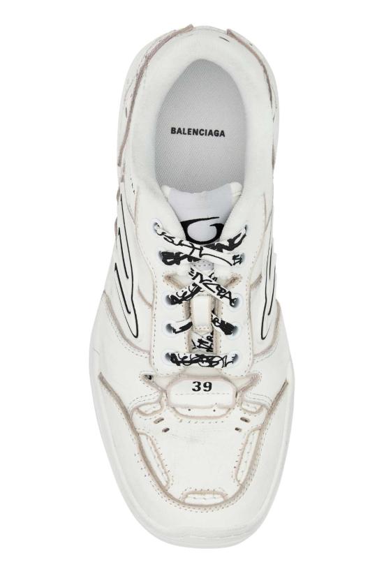 26SS 발렌시아가 햄튼스 미디움 원 아웃 스니커즈 841763WCURS 9000 WHITE - BALENCIAGA