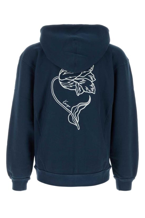 26FW 겐조 후드 티셔츠 FG65HO2714MJ 79 NAVY - KENZO