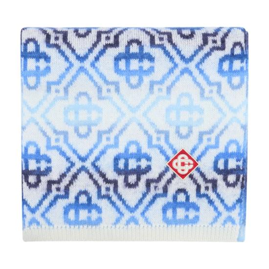 26SS 카사블랑카 머플러/스카프 CAS025004 BLUE - CASABLANCA