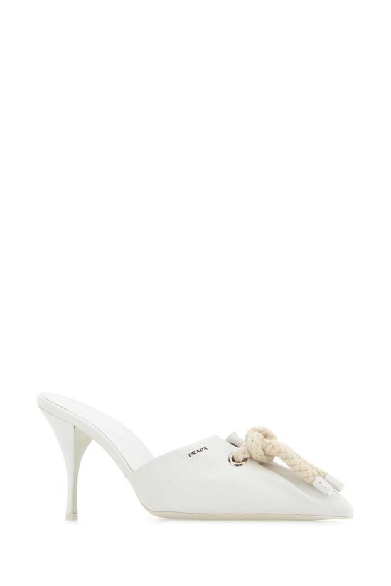 25FW 프라다 힐/펌프스 1I969NFD085038 F079N WHITE - PRADA