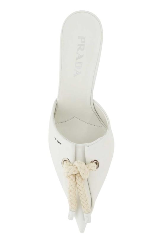 25FW 프라다 힐/펌프스 1I969NFD085038 F079N WHITE - PRADA