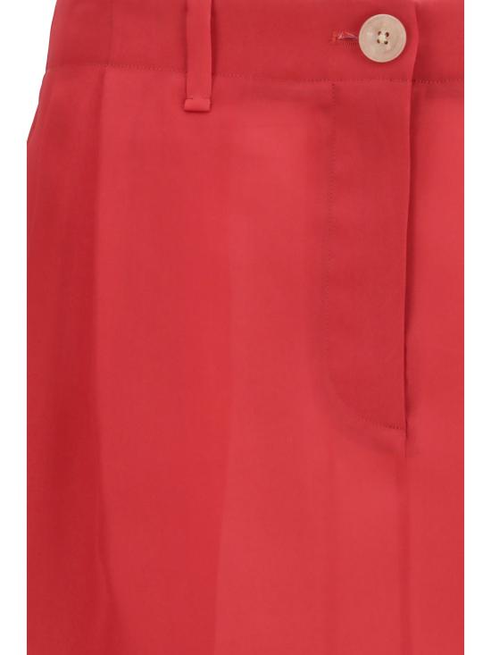  케이트 플리츠 타탄 체크 롱 스커트 41493002W3002 625 RED - KHAITE