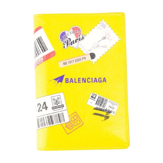26FW 발렌시아가 명함지갑 CIA025305 YELLOW
