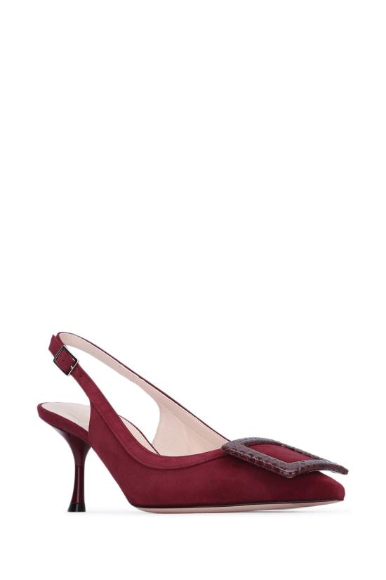 26SS 로저비비에 힐/펌프스 RVW61837770VDP 4Y01 BURGUNDY - ROGER VIVIER