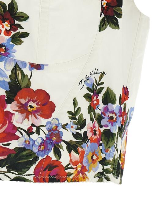 26SS 돌체앤가바나 바디수트 티셔츠 DO334474BM WHITE - DOLCE & GABBANA
