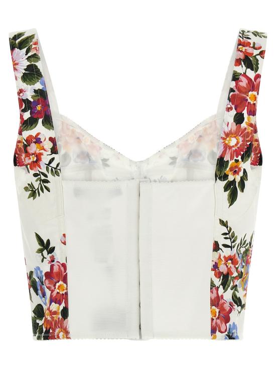26SS 돌체앤가바나 바디수트 티셔츠 DO334474BM WHITE - DOLCE & GABBANA