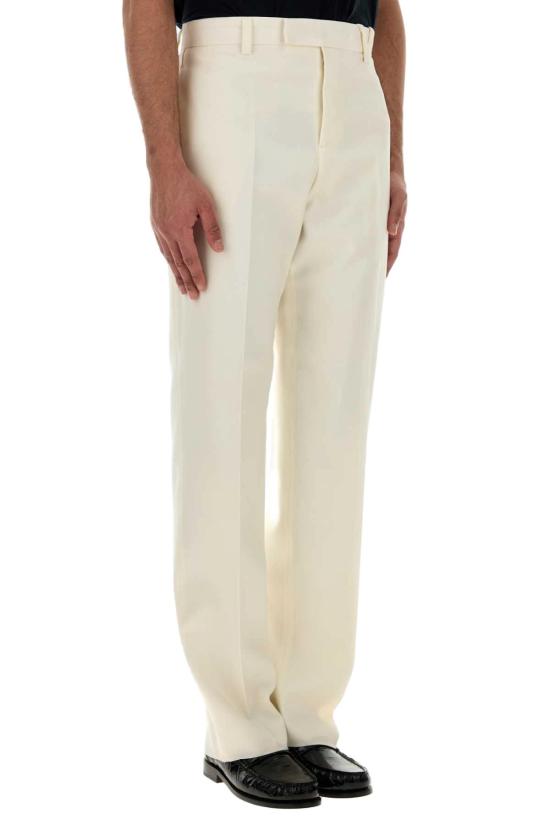 26SS 베르사체 스트레이트 팬츠 10228191A16729 1W030 WHITE - VERSACE