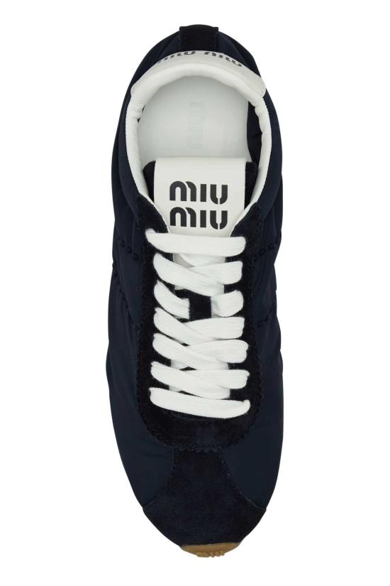  미우미우 플룸 블리치 스니커즈 5E114EFD005D7C F0008 NAVY - MIU MIU
