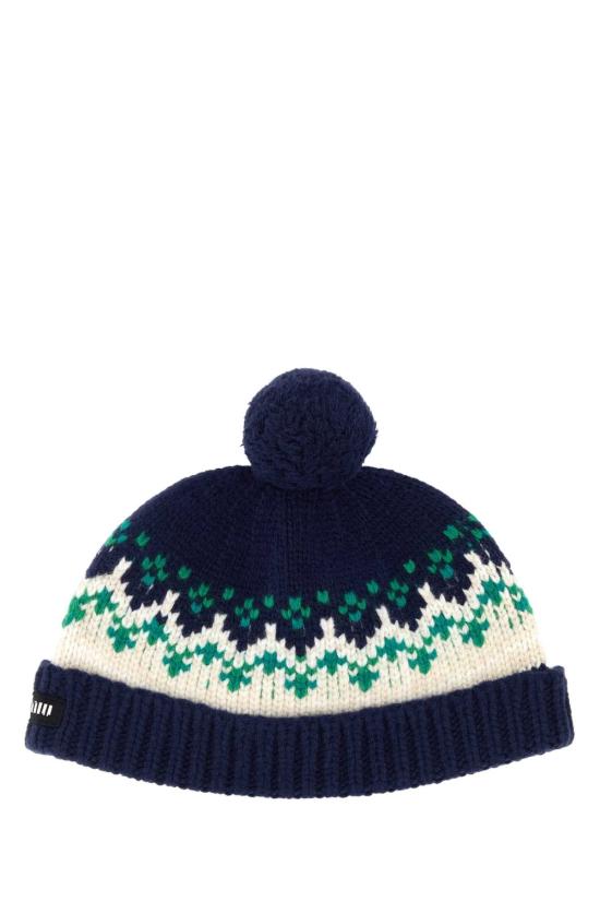  미우미우 울 햇 5HC48918SI F0124 NAVY