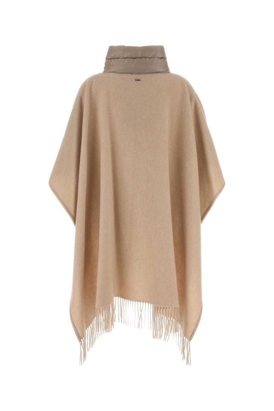  에르노 퀼티드 포켓 판초 GC00066DR33395 1982 BEIGE - HERNO