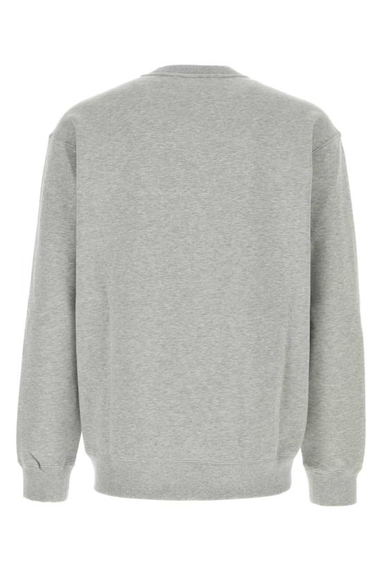 26FW 구찌 프린트 디테일 코튼 저지 스웨트셔츠 848737XJHOK 1056 GRAY - GUCCI