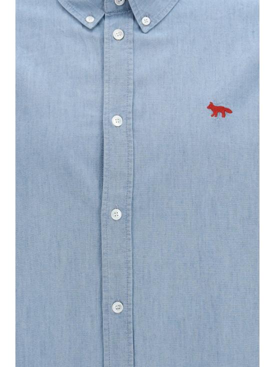 26SS 메종키츠네 셔츠 QM00426WC5006 0434 BLUE - MAISON KITSUNE