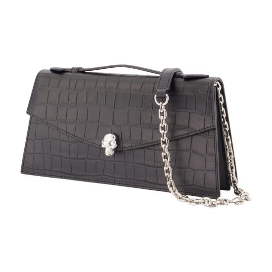 26FW 알렉산더 맥퀸 클러치/파우치 AMQ026008 BLACK - ALEXANDER MCQUEEN