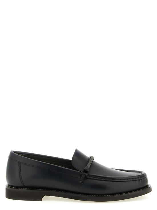 26FW 브루넬로 쿠치넬리 플랫 슈즈 BR336406BM BLACK