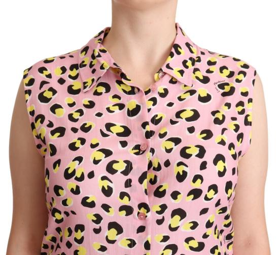  모스키노 폴로 티셔츠 TSH7068 PINK - MOSCHINO