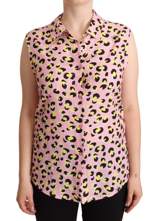  모스키노 폴로 티셔츠 TSH7068 PINK - MOSCHINO