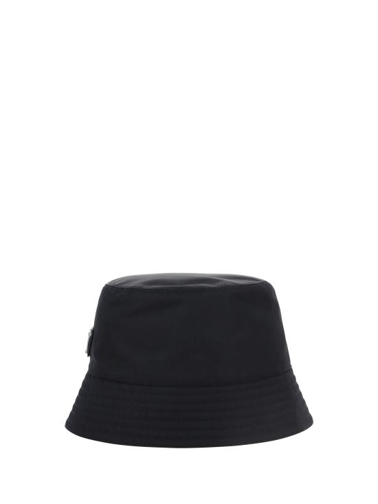 26FW 프라다 리나일론 삼각 로고 버킷 햇 2HC1372DMI F0002 BLACK