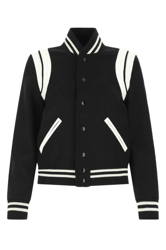  생로랑 울 테디 자켓 376283Y180W 1900 BLACK