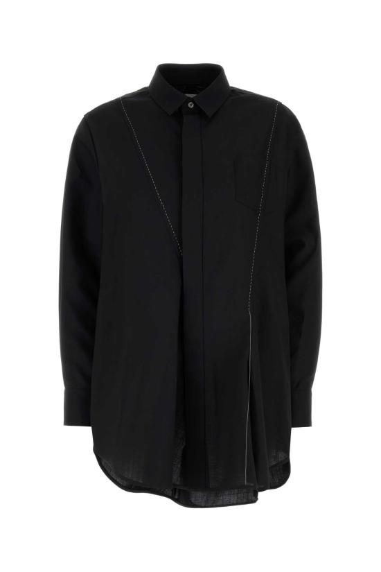 25FW 사카이 셔츠 2507943 001 BLACK