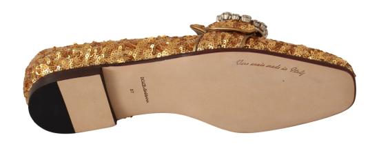  돌체앤가바나 플랫 슈즈 LA5112 GOLD - DOLCE & GABBANA