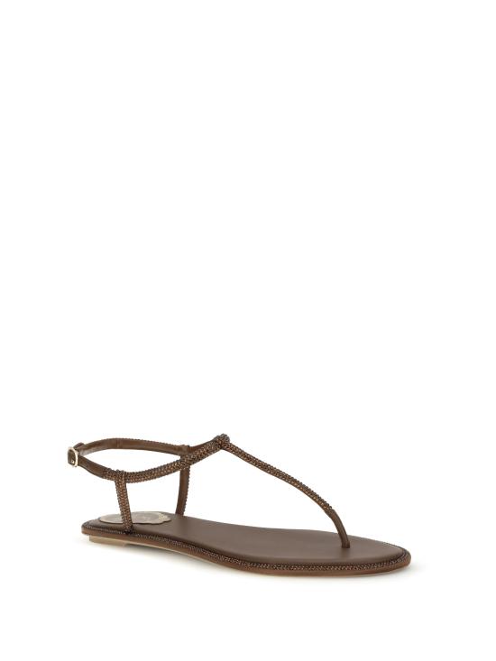 26SS 르네 카오빌라 샌들 C11574010 R001X033 BROWN - RENE CAOVILLA
