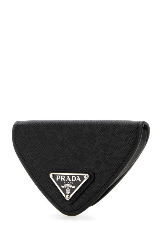  프라다 트라이앵글 코인 퍼스 2MM004QHH F0002 BLACK - PRADA