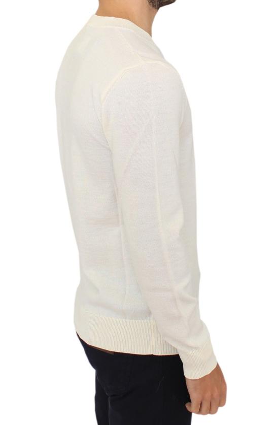  에르마노 설비노 스웨터 SIG10336 WHITE - ERMANNO SCERVINO