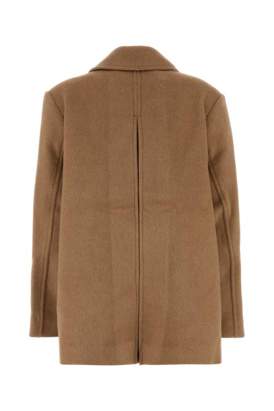 25FW 가니 더블 브레스트 자켓 W0876 399 BEIGE - GANNI