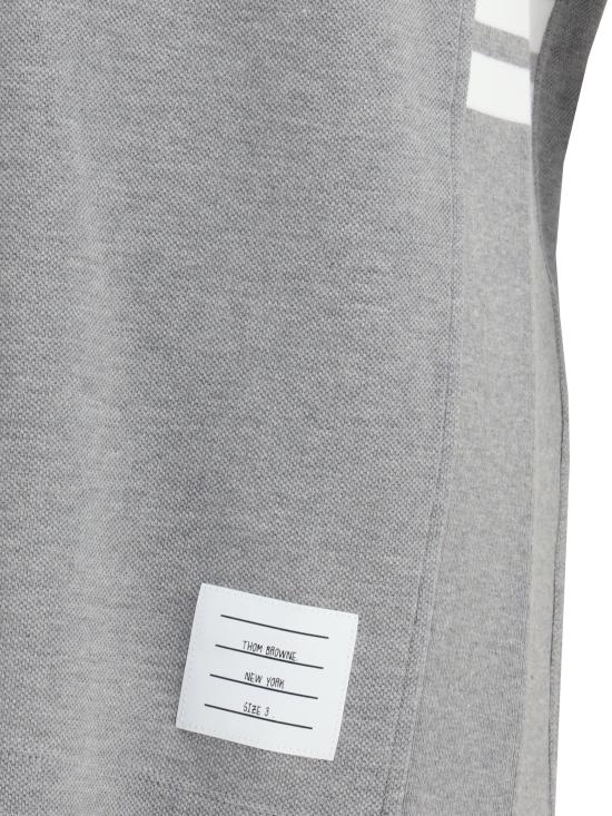 26FW 톰브라운 클래식 피케 4바 티 MJS123A00050 055 GRAY - THOM BROWNE