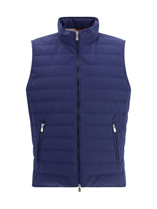 26SS 브루넬로 쿠치넬리 나일론 다운 베스트 MM4791451 CWG01 NAVY